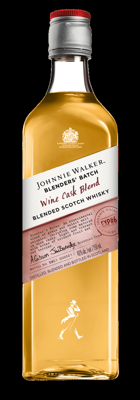 Johnnie Walker Blended Scotch Whisky Blender’s Batch Wine Cask Blend - What's Shakin' week of August 28